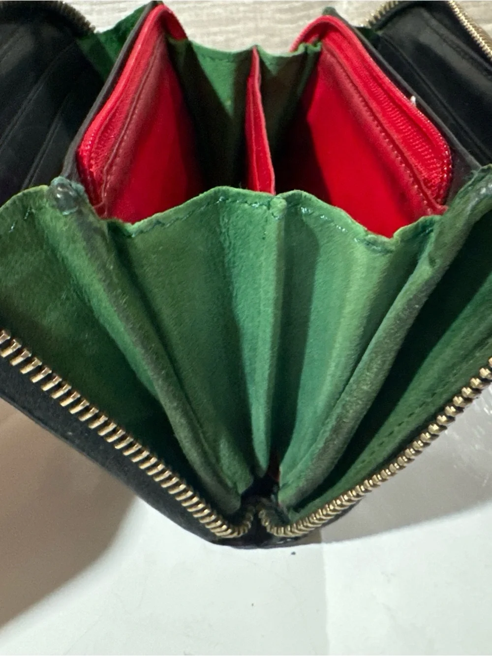 Dooney & Bourke Black Leather Logo Patch Wallet